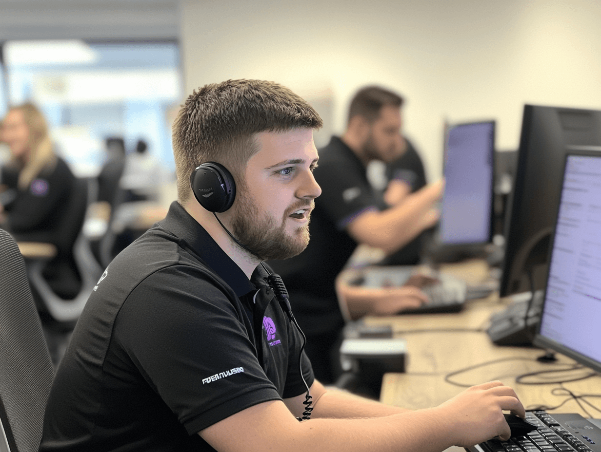it team providing support